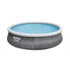 Pripučiamas baseinas Bestway 57372 apvalus 12362 L pilkas