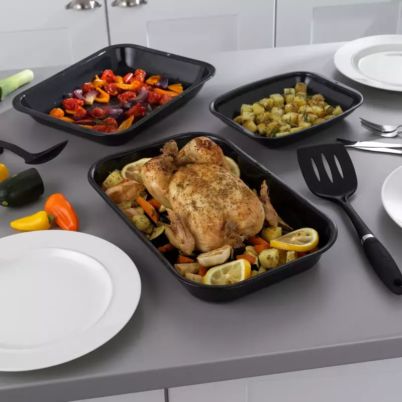 Russell Hobbs CW207011EU Kepimo ir pjaustymo padėklų rinkinys 3 vnt.