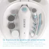Manikiūro ir pedikiūro priemonių rinkinys HoMedics MAN-3023A-EU 2 antgaliai plastikiniai mėlyna balta