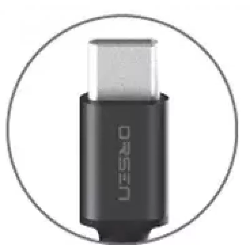 USB A į USB-C laidas Orsen S9C 1 m, 2,1 A, juodas