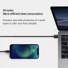 USB A į USB-C laidas Orsen S9C 1 m, 2,1 A, juodas