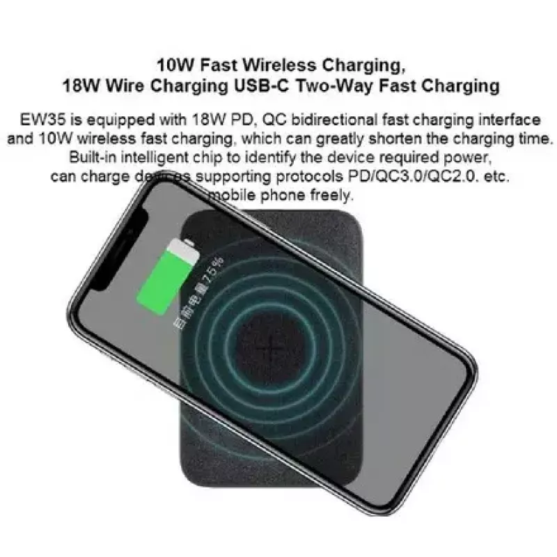 Nešiojamas powerbankas Orsen EW35 10000mAh