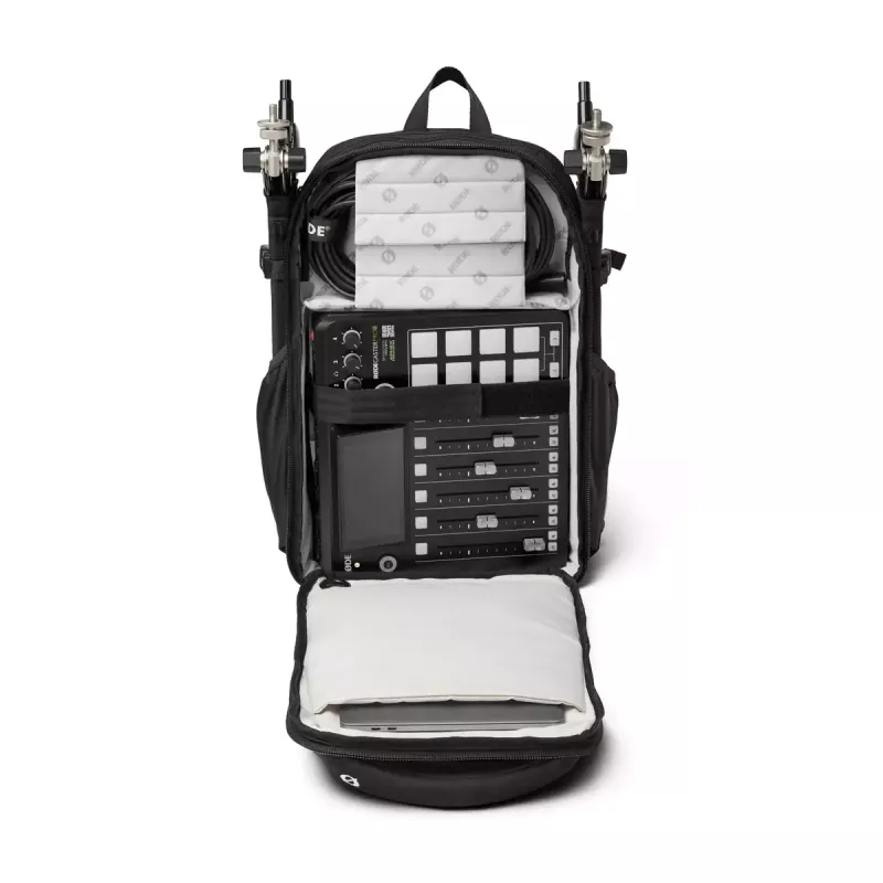 Kuprinė RØDE Backpack juoda Alcantara poliesteris 300x200x480 mm