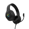 Ausinės / headsetas su mikrofonu Zalman ZM-HPS310 BK, laidinės, USB, 7.1 virtualus garsas, RGB, juodos