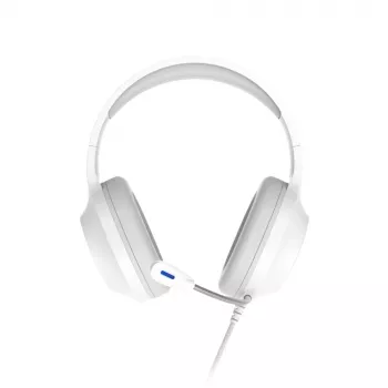 Ausinės Zalman ZM-HPS310 WH laidinės žaidimams, baltos, RGB