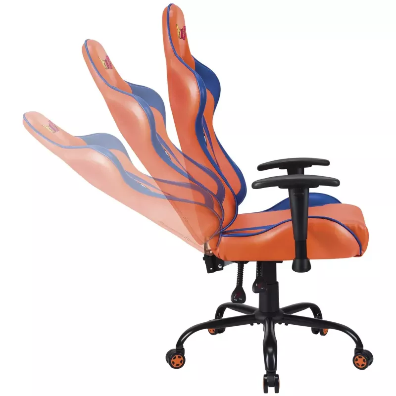 Žaidimų kėdė Subsonic DBZ SUBSONIC SA5609-D1, pilkai oranžinė, 125 kg