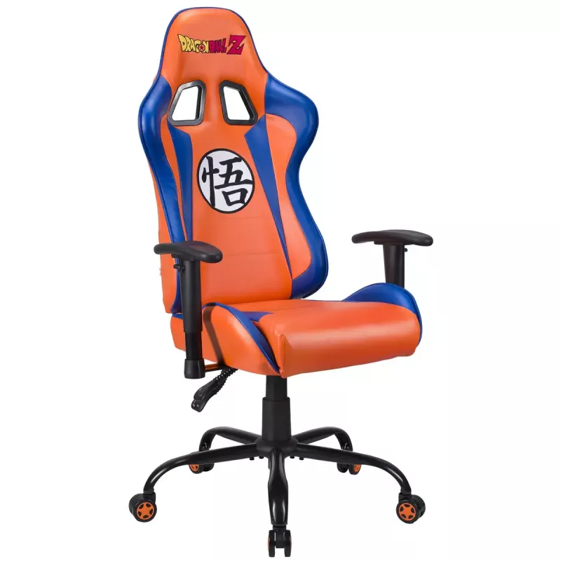 Žaidimų kėdė Subsonic DBZ SUBSONIC SA5609-D1, pilkai oranžinė, 125 kg