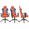 Žaidimų kėdė Subsonic DBZ SUBSONIC SA5609-D1, pilkai oranžinė, 125 kg