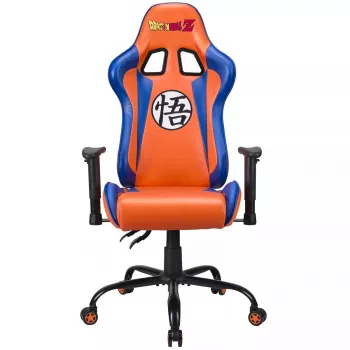Žaidimų kėdė Subsonic DBZ SUBSONIC SA5609-D1, pilkai oranžinė, 125 kg