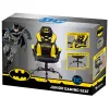 Žaidimų kėdė Subsonic Batman Junior, juoda/geltona, paminkštinta, vaikams ir paaugliams