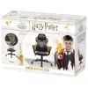 PC žaidimų kėdė Subsonic Junior Hogwarts, apmušta sėdynė su paminkštinimu, juoda/geltona