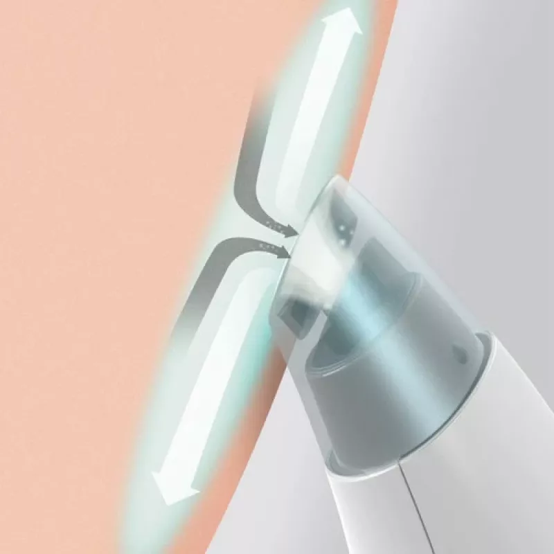 HoMedics FAC-HY100 hidradermabrazijos valiklis, skaidrus, baltas