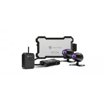 Vaizdo registratorius motociklui Navitel M800 DUAL Full HD 1920x1080 Wi-Fi juodas