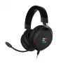 Ausinės Zalman ZM-HPS610 su RGB apšvietimu, laidinės, žaidimams, juodos