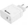 Sandberg USB-C PD65W EU AC įkroviklis, baltas