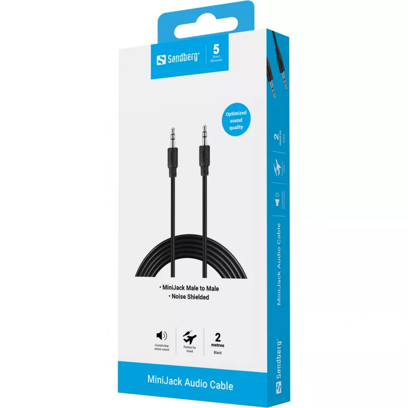MiniJack laidas M-M Sandberg 501-24 2m