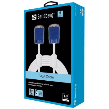 Sandberg Monitor Cable VGA LUX 1,8 m