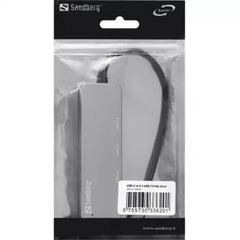 USB Hub Sandberg USB-C į 4 x USB 3.0 Hub SAVER