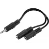 Garso skirstytuvas Sandberg MiniJack 1->2 502-16