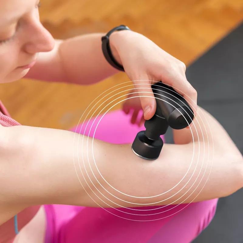 HoMedics Myti Massager Universal Anthracite Pummeling Massage – nešiojamas perkusinis masažuoklis
