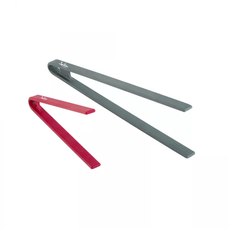 Virtuvinės žnyplės JATA HACC4522 293 mm Silikonas Nerūdijantis plienas Pilka Raudona