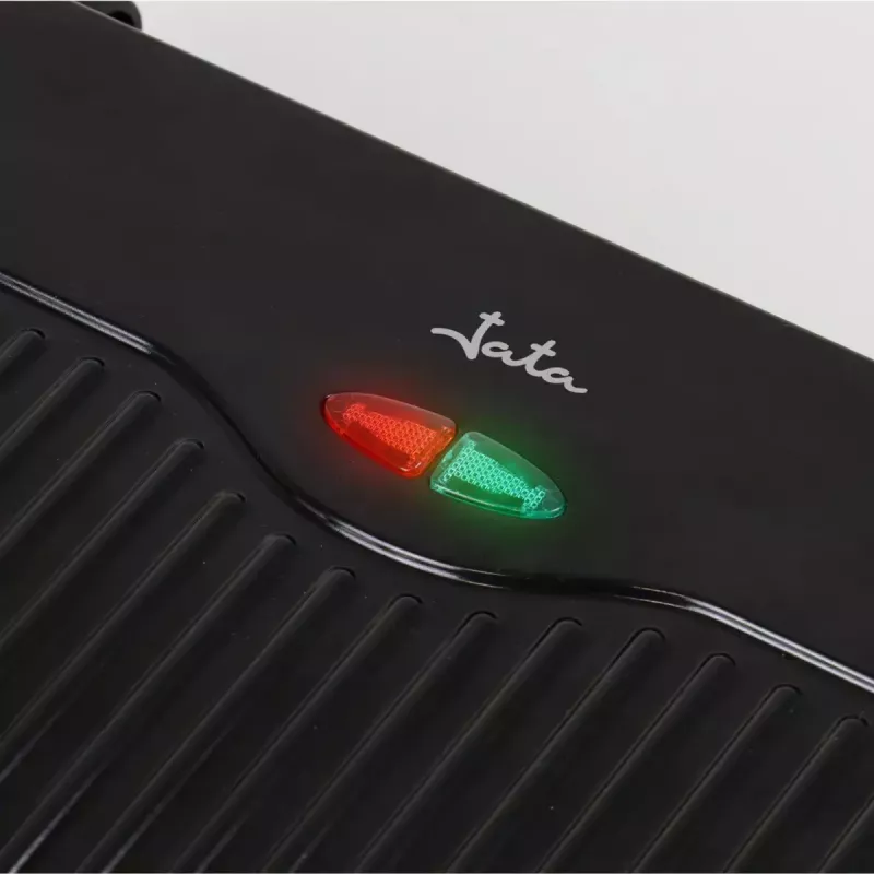 Kontaktinis grilis JATA JEGR1107 1000W Juodas Nerūdijantis plienas Sukamasis valdymas