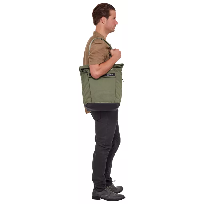 Thule Paramount PARATB3116 Soft Green – moteriškas ir vyriškas tote krepšys, 22 L, poliesteris, juodas