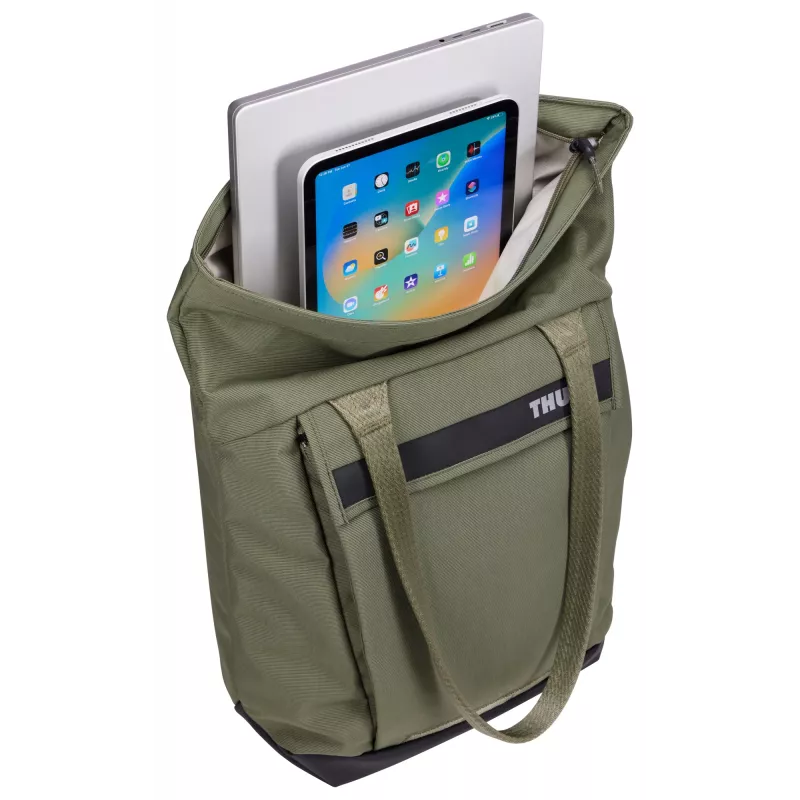 Thule Paramount PARATB3116 Soft Green – moteriškas ir vyriškas tote krepšys, 22 L, poliesteris, juodas