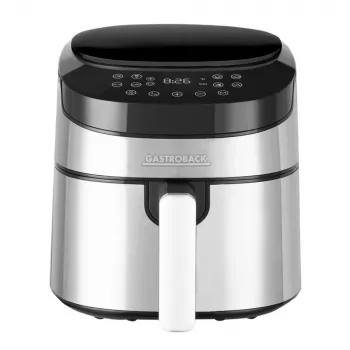Karšto oro gruzdintuvė GASTROBACK Design Air Pro 3,7 L 1300 W juodas nerūdijantis plienas