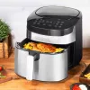 Kepimo krosnelė su karšto oro cirkuliacija Gastroback Design Air Pro XXL 6,5L 1600W juoda nerūdijančio plieno