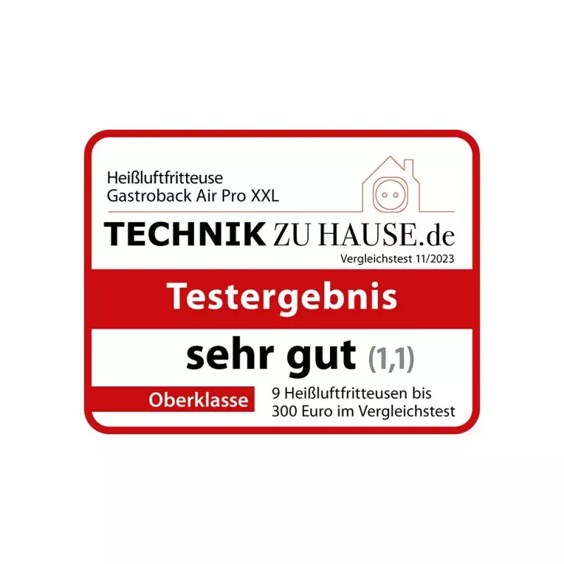 Kepimo krosnelė su karšto oro cirkuliacija Gastroback Design Air Pro XXL 6,5L 1600W juoda nerūdijančio plieno
