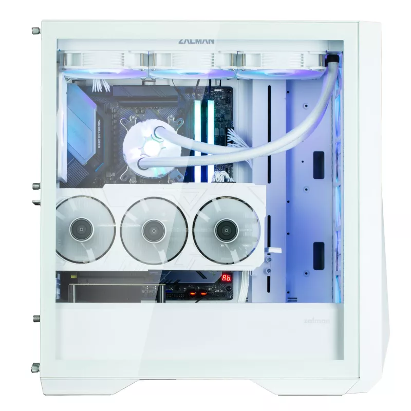 PC korpusas Zalman Z9 Iceberg MS White Midi Tower