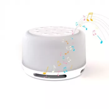HoMedics SS-2700WH SoundSleep Aura garsų aparatas-garsiakalbis, Bluetooth 5.3, įkraunamas per USB-C, naktinis šviestuvas