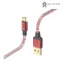 Hama Reflective USB kabelis USB 2.0 1,5 m USB A Micro-USB B raudonas