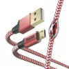 Hama Reflective USB kabelis USB 2.0 1,5 m USB A Micro-USB B raudonas