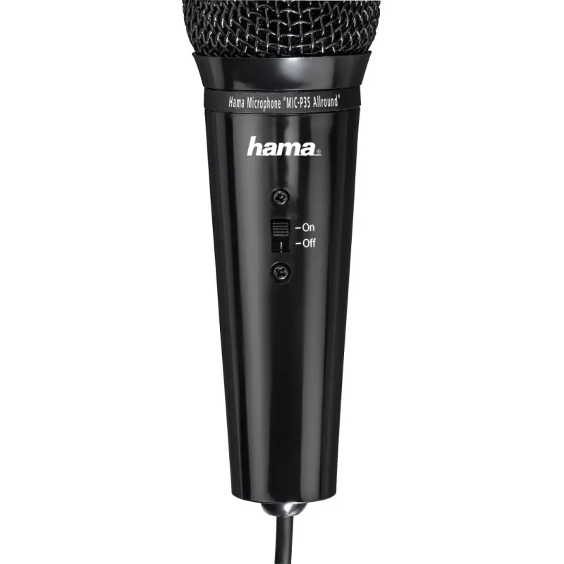 Mikrofonas Hama MIC-P35 Allround juodas