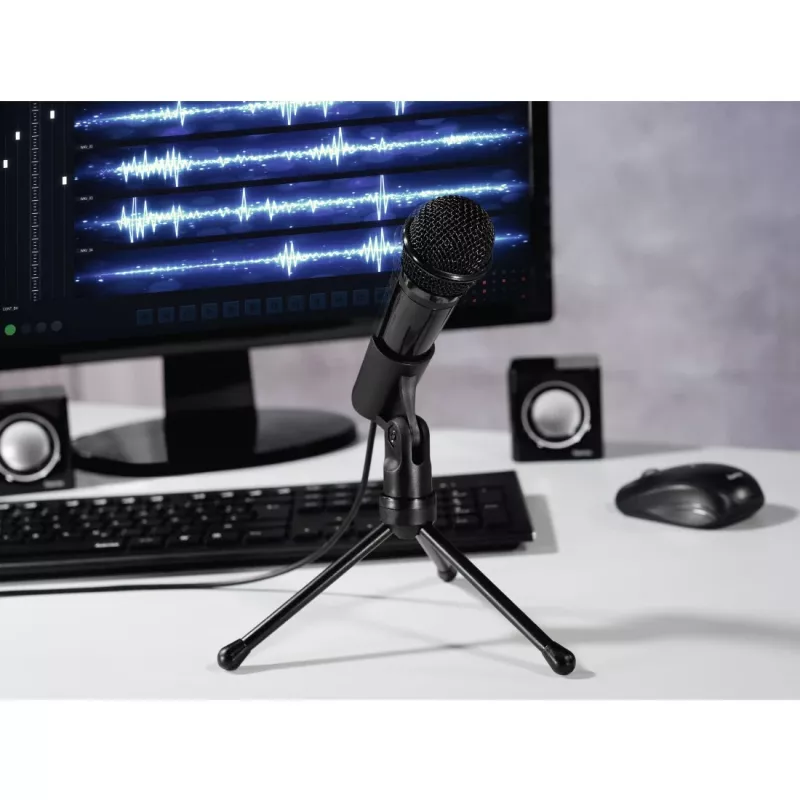 Mikrofonas Hama MIC-P35 Allround juodas