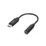 Hama 00205282 mobiliojo telefono kabelis juodas USB C 3,5 mm