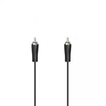 Hama 00205099 garso laidas RCA 3 m juodas Vyriški kištukai Magnetinis ekranavimas