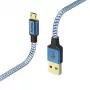 Hama 00178289 USB 2.0 laidas 1,5 m USB A – Micro-USB B mėlynas
