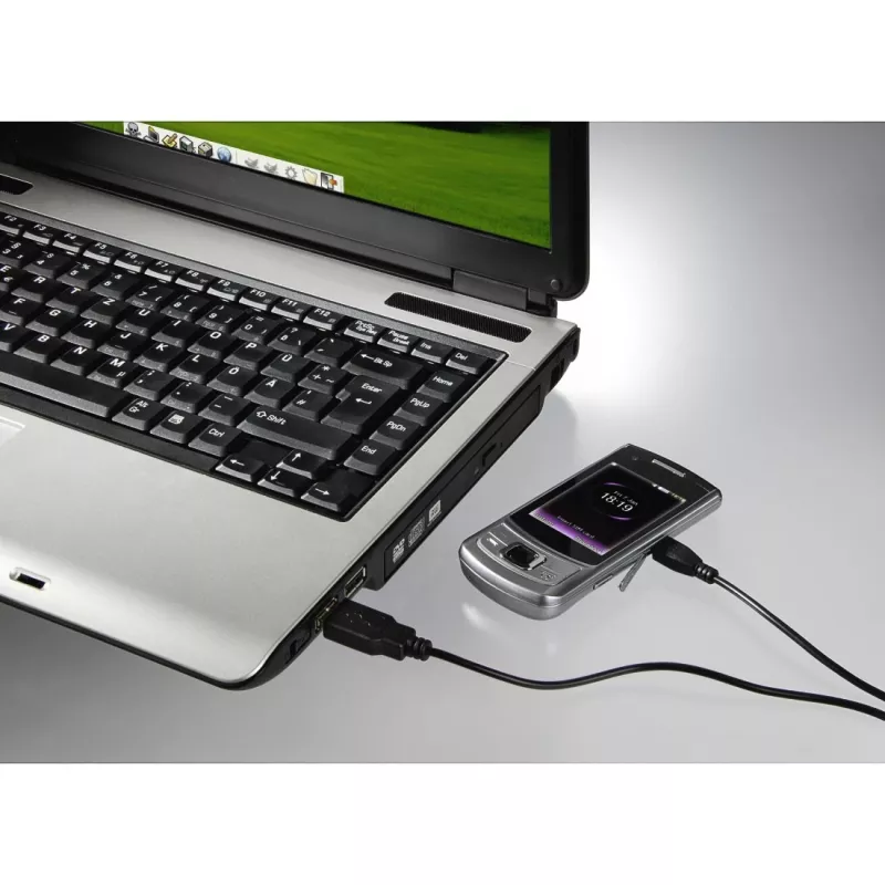 Hama 1,4 m USB 2.0 A – Micro-USB B laidas, juodas