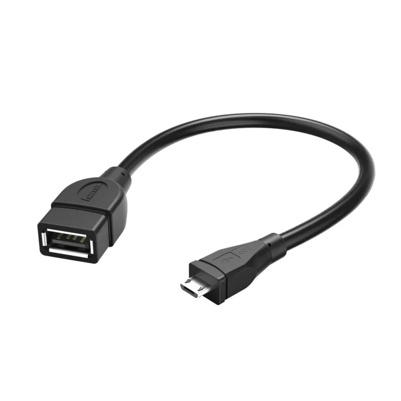 Hama 173892 USB kabelis USB 2.0 0,15 m Micro-USB B USB A Juoda