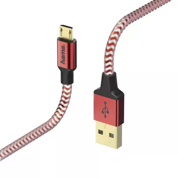 Hama 00178288 USB kabelis USB 2.0 1,5 m USB A Micro-USB B Raudonas