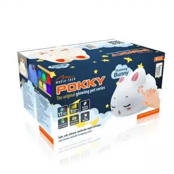 Ausinės ant galvos MEDIA-TECH MT225 Pokky Dreaming Bunny – lengvos, laidinės