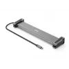 Hama Connect2Office Basic laidinis USB 3.2 Gen 1 (3.1 Gen 1) Type-C dokas, antracito pilka