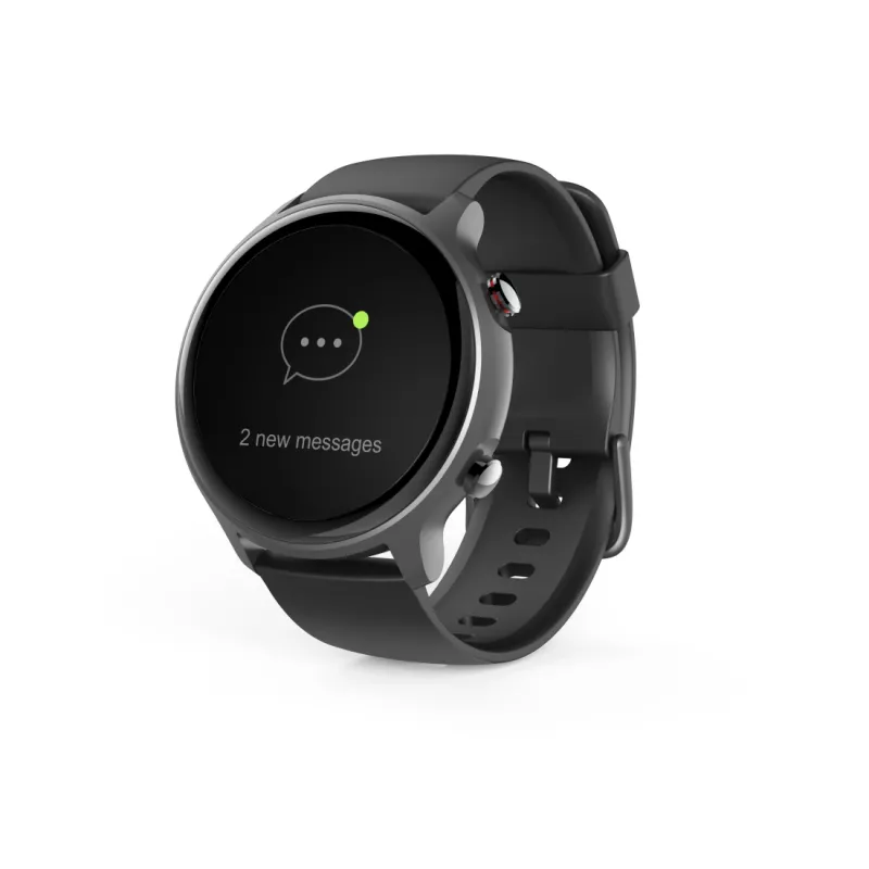 Hama Fit Watch 6910 3,25 cm (1,28 colio) LCD 46 mm Skaitmeninis jutiklinis laikrodis Pilkas GPS