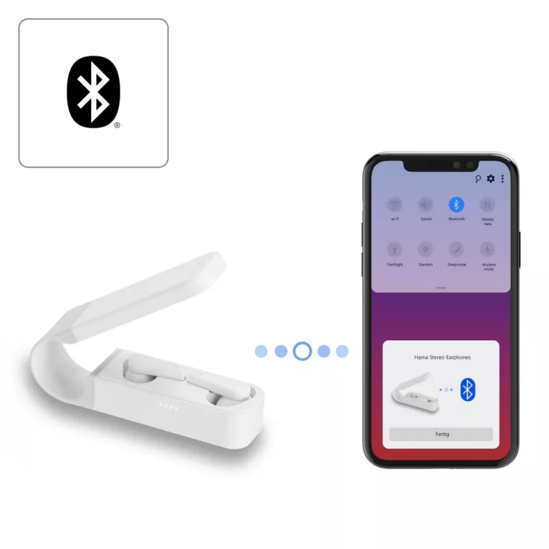 Hama Spirit Pocket belaidės ausinės True Wireless Stereo (TWS) į ausį baltos