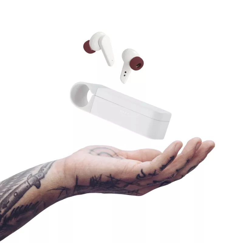 Hama Spirit Pocket belaidės ausinės True Wireless Stereo (TWS) į ausį baltos