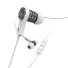 Hama Intense laidinės ausinės su mikrofonu, sidabrinės, baltos