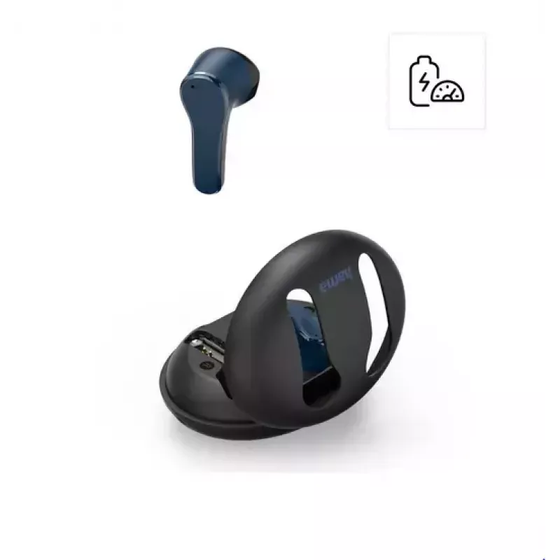 Hama Spirit Unchained belaidės ausinės True Wireless Stereo (TWS) į ausį muzika Bluetooth juoda, mėlyna